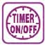 Count up down on/off timer start and stop times can be set with the touch of a single button and preset for a period of one to 12 in one hour increments. When the Off time is set. Night set mode is activated automatically